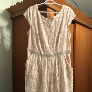 David’s Bridal Short Lace Dress